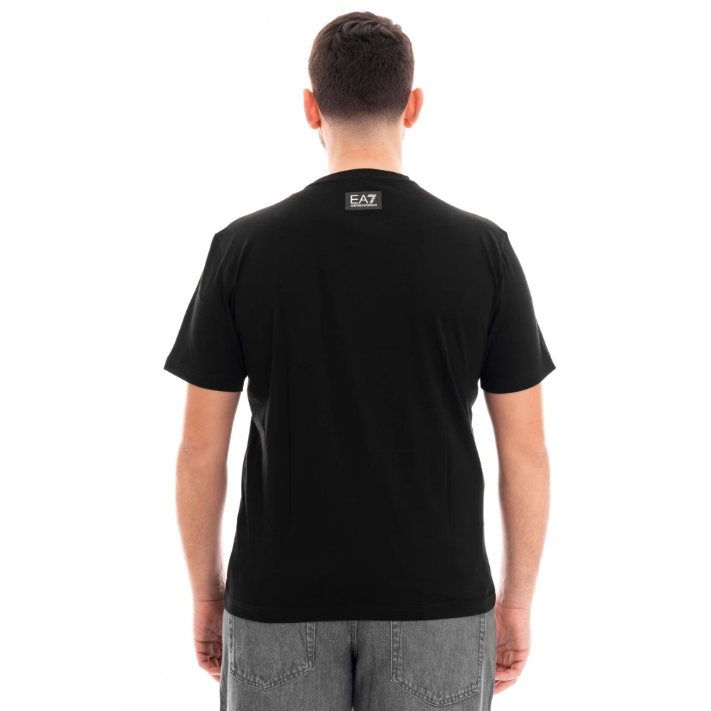 Emporio Armani EA7 Heren Casual T-shirt Black Heren