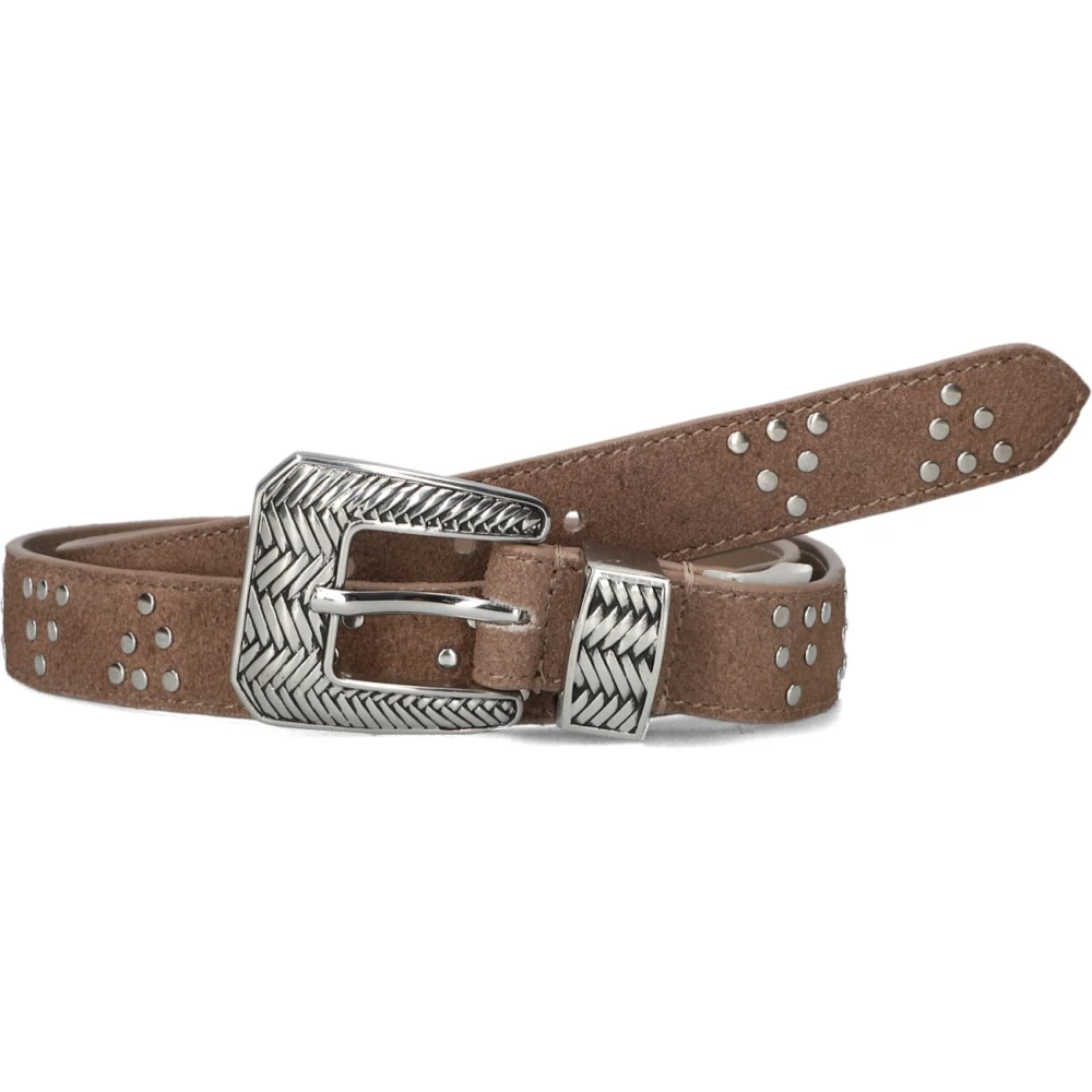 Dante 6 Taupe Leren Riem Brunelle Beige Dames