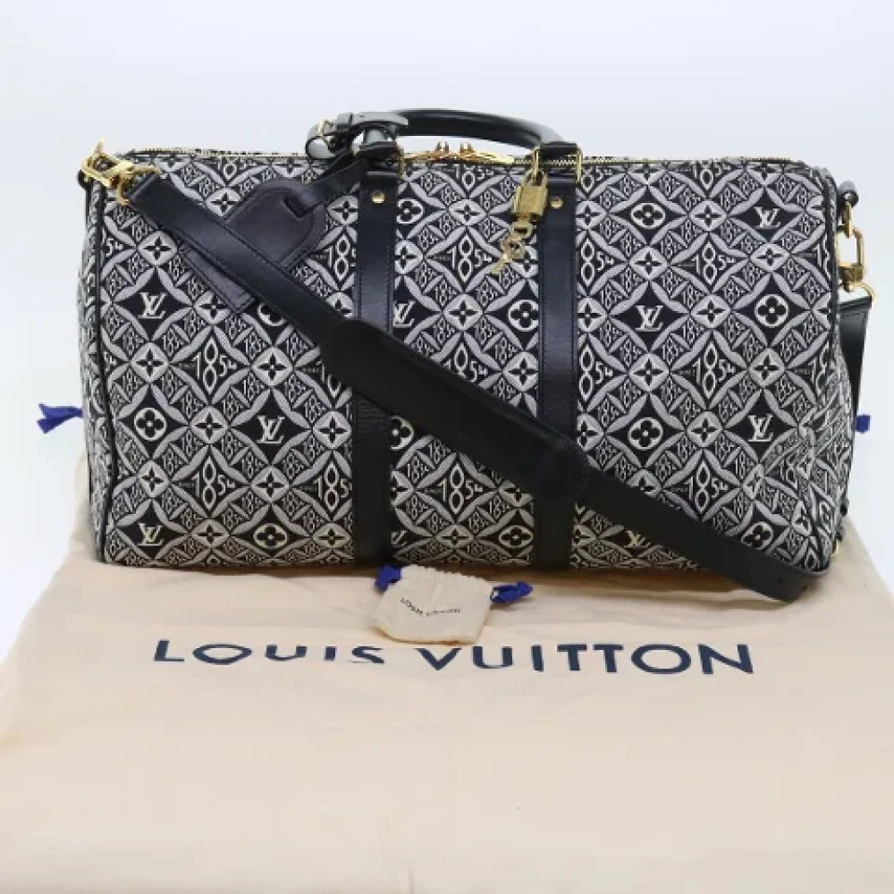 Louis Vuitton Vintage Pre-owned Canvas travel-bags Black Dames