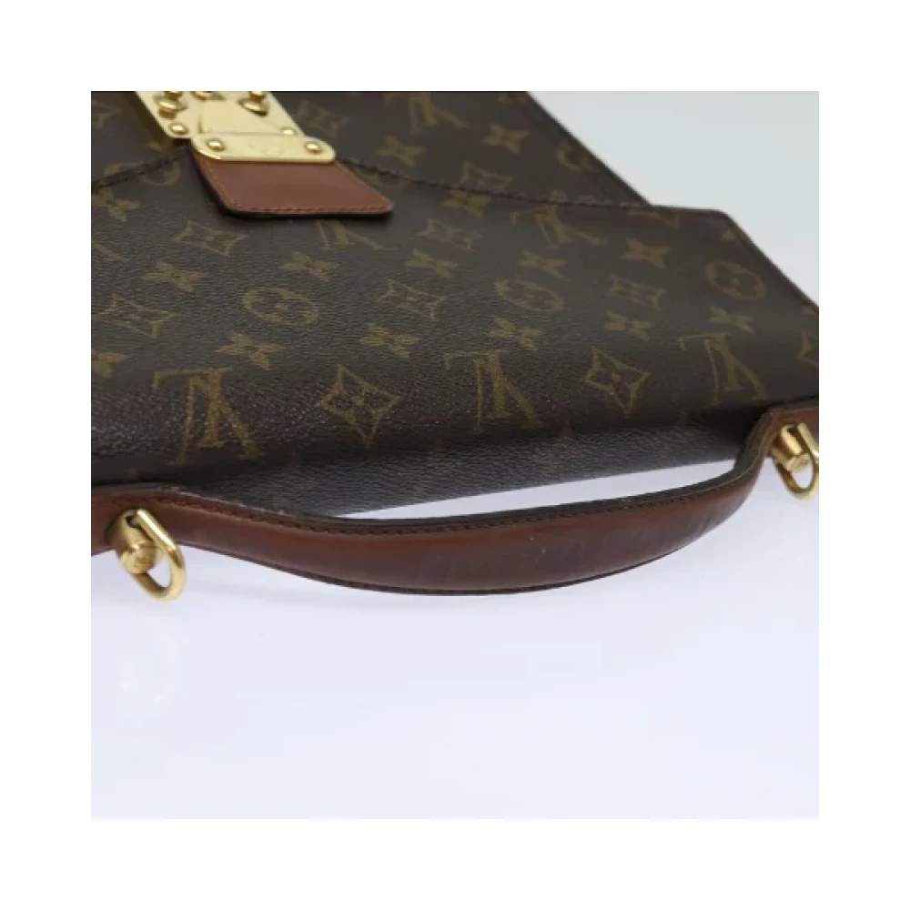 Louis Vuitton Vintage Pre-owned Canvas handbags Brown Dames