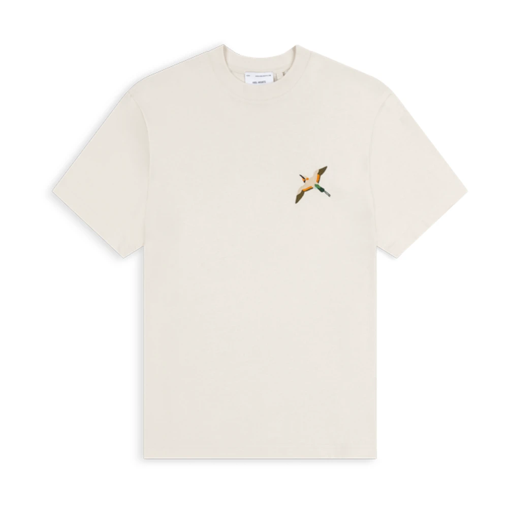 Axel Arigato Single Bee Bird T-shirt Beige Heren