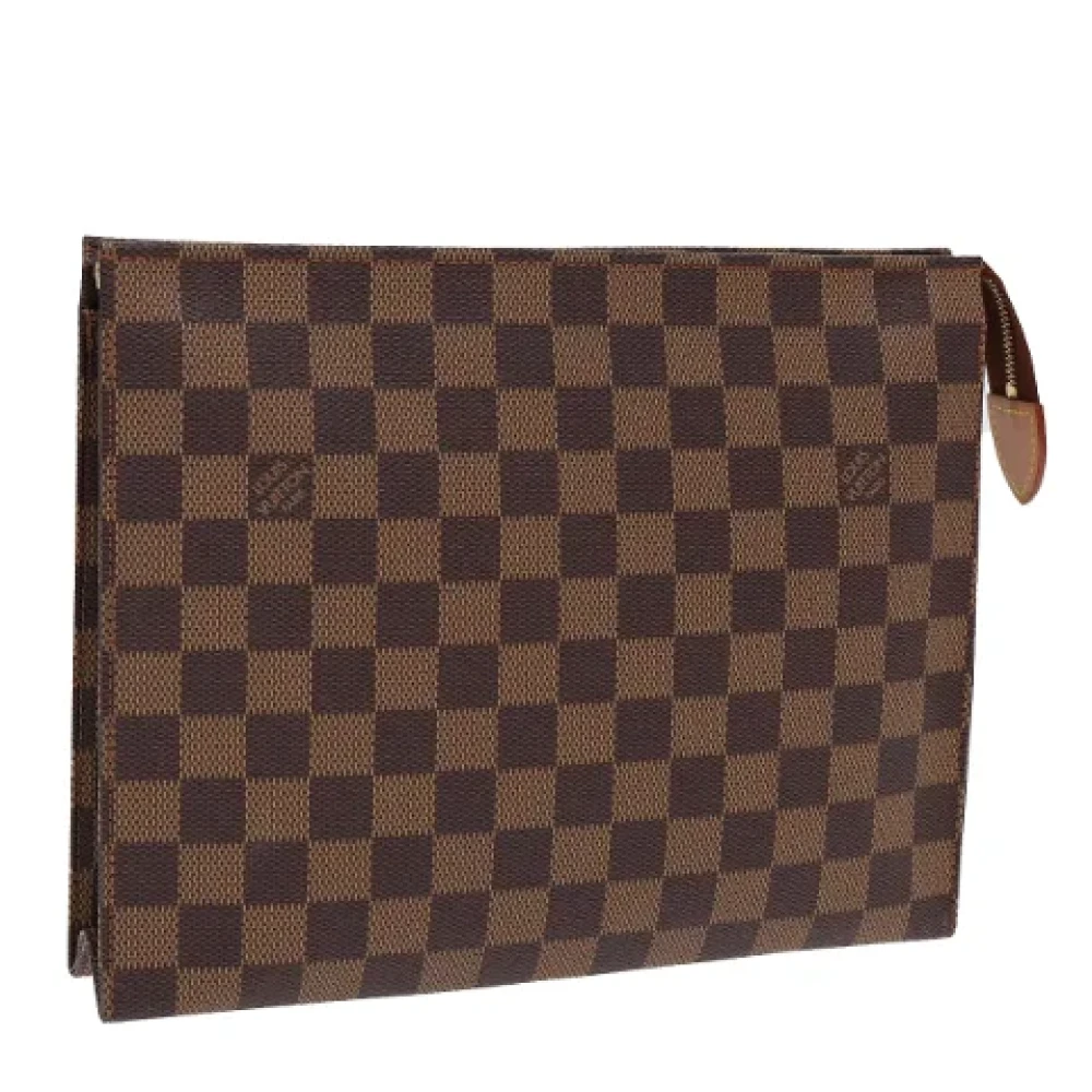 Louis Vuitton Vintage Pre-owned Canvas pouches Brown Dames