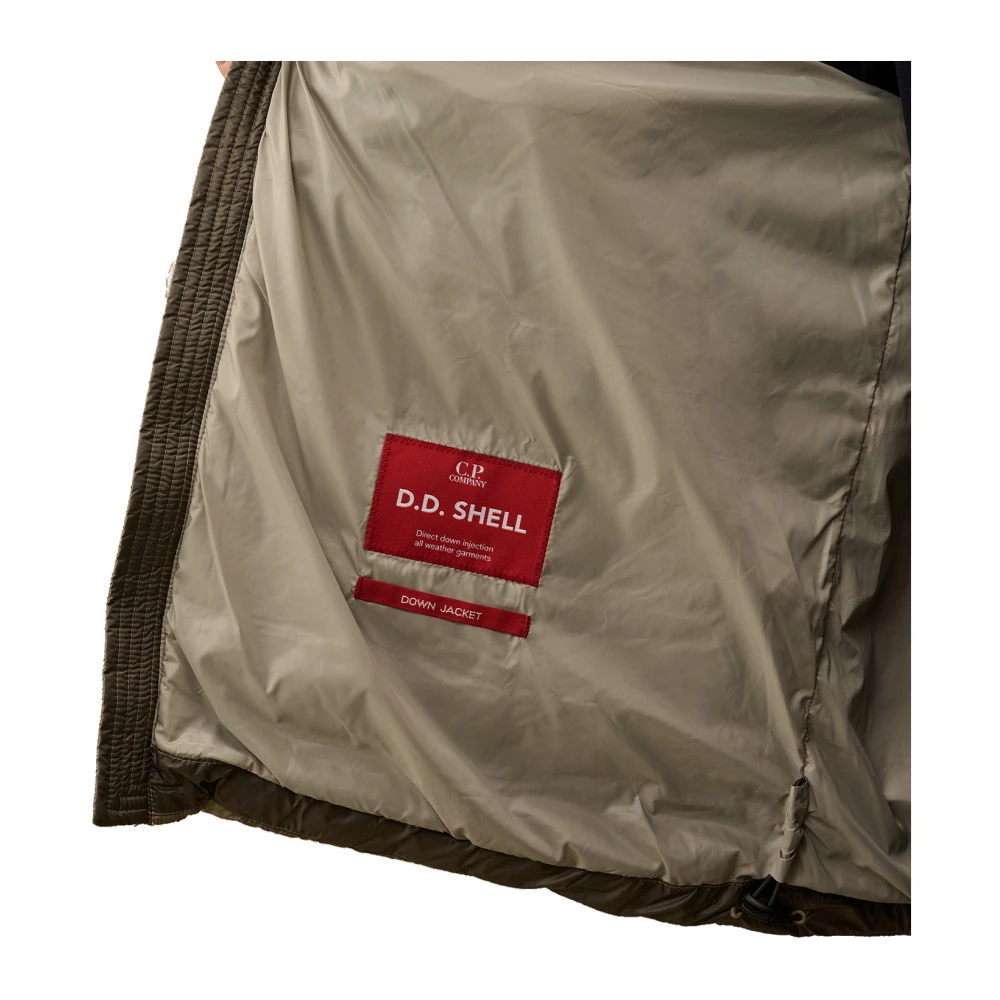 C.P. Company Lichtgewicht donsjack met directe doninjectie Brown Heren