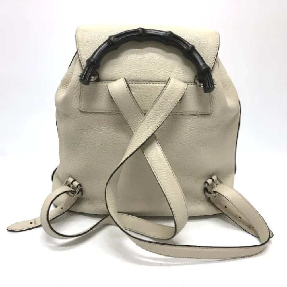 Gucci Vintage Pre-owned Canvas gucci-bags White Dames