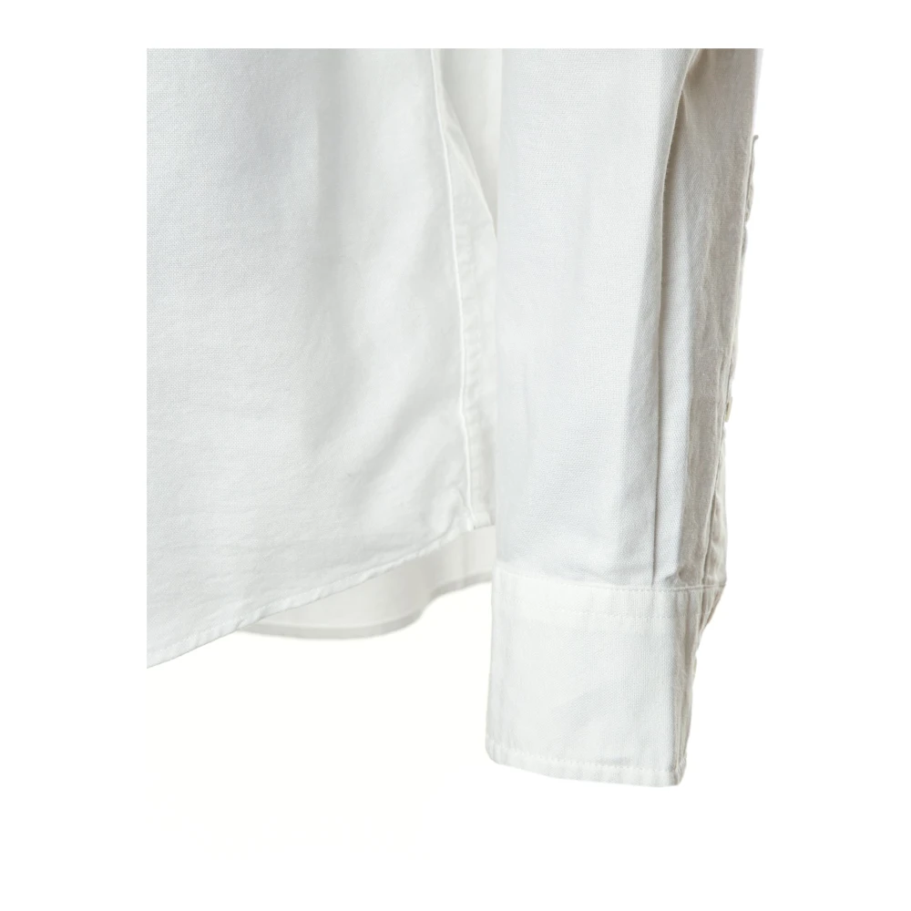 Isabel marant Overhemd met knoopsluiting en relaxte pasvorm White Heren