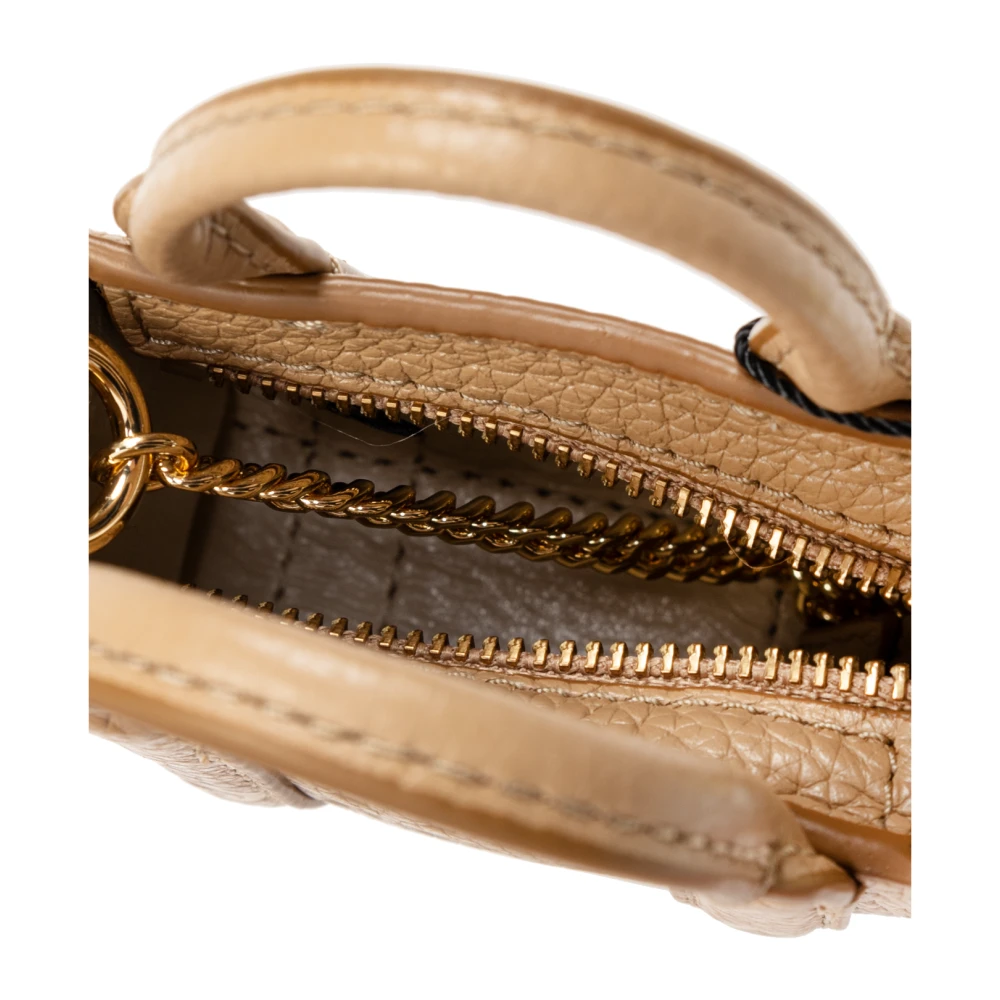 Marc Jacobs Sleutelhanger met logo Beige Dames
