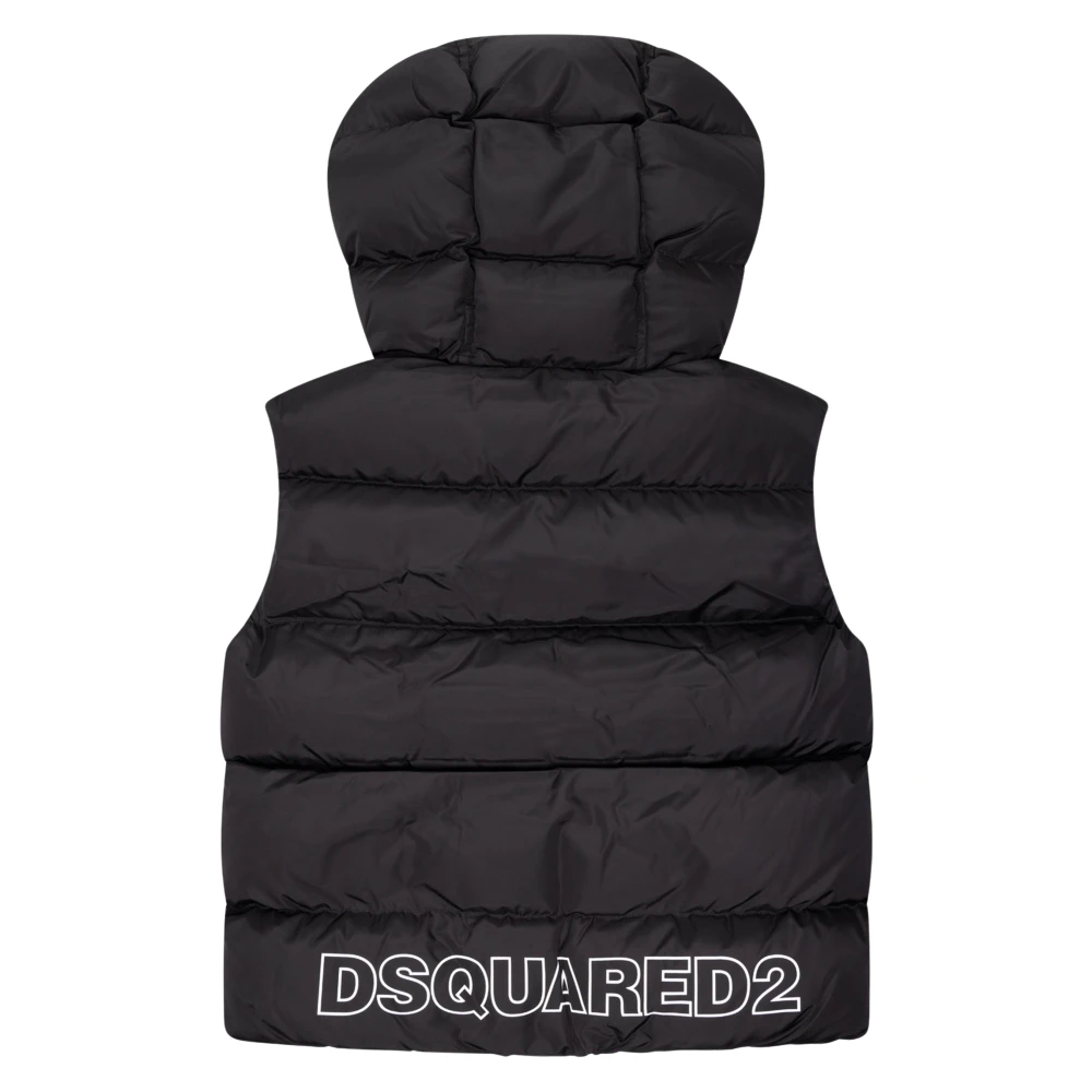 Dsquared2 Stilig Pojkar Gile Vest Black, Pojke