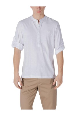 white-mandarin-collar-polo-shirt