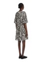 ely-kaftan-jurk-zwart-wit