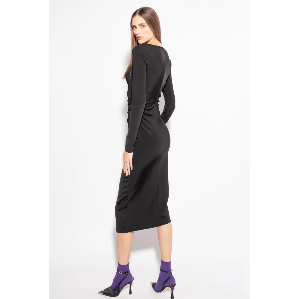 pinko Midi Dresses Black Dames