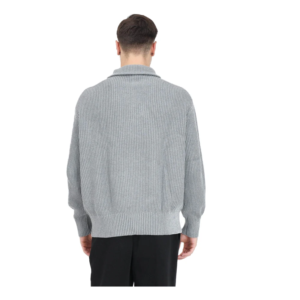Selected Homme Grijze trui met hoge hals Gray Heren