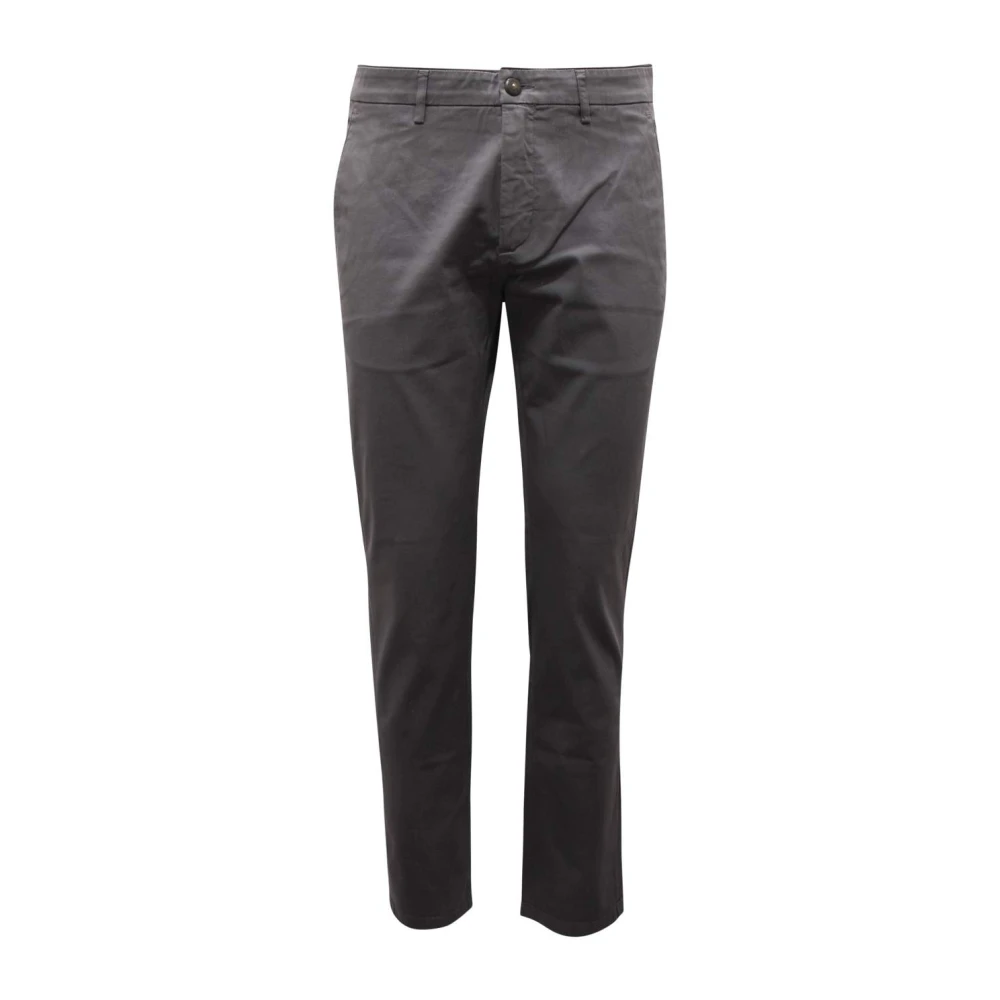 Department Five Gray Chinos, Male, W32, Italian Style Iron Trousers