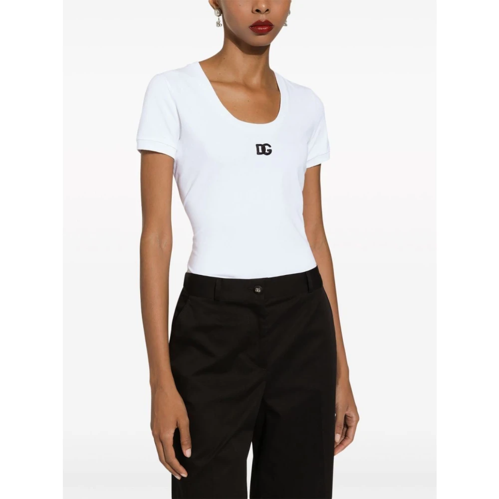 Dolce & Gabbana Klassiek T-shirt White Dames