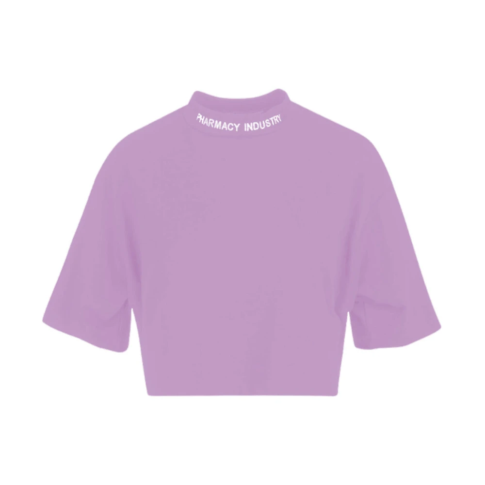 Pharmacy Industry Geborduurd Logo T-shirt & Top Purple Dames
