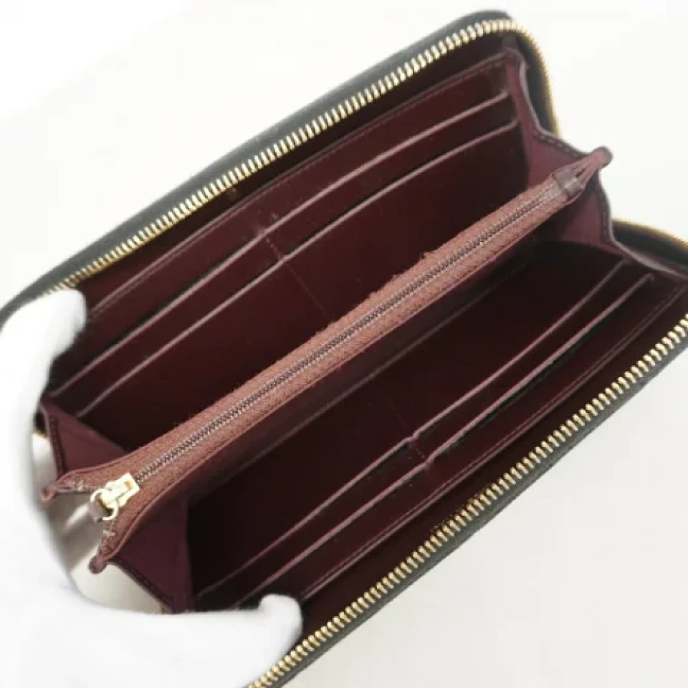 Chanel Vintage Pre-owned Leather wallets Black Dames