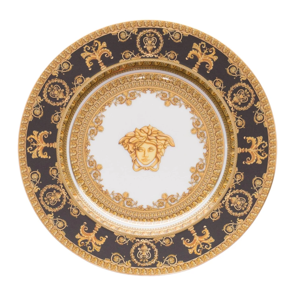Versace Barok Zwart Bord Brown Unisex