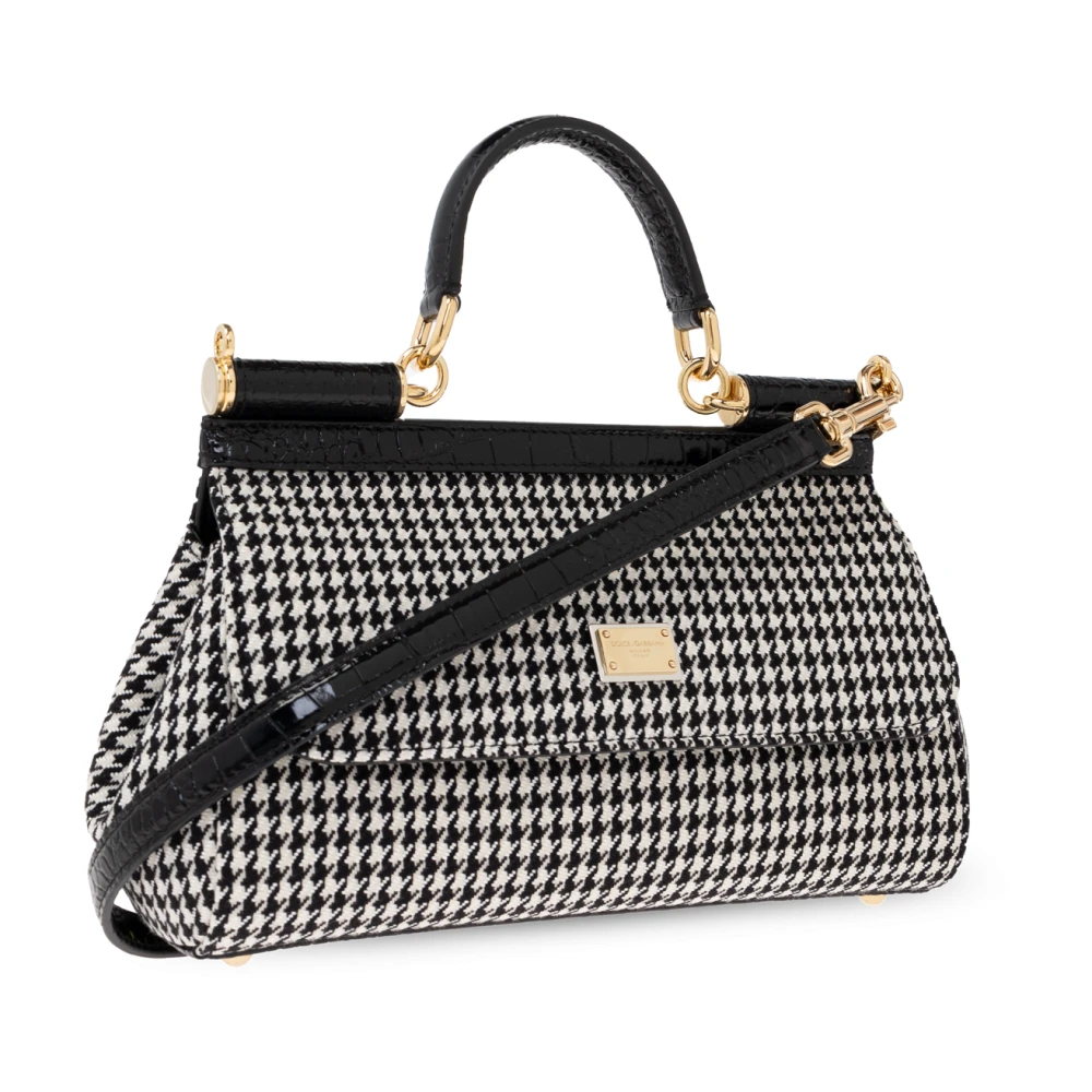 Dolce & Gabbana Schoudertas Sicily Medium Black Dames