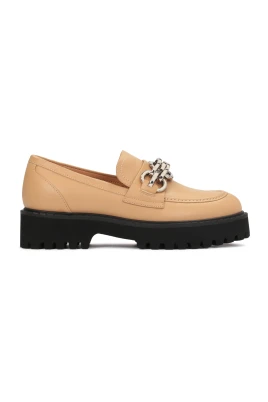 Chunky Chain Slip-On Casual Skor