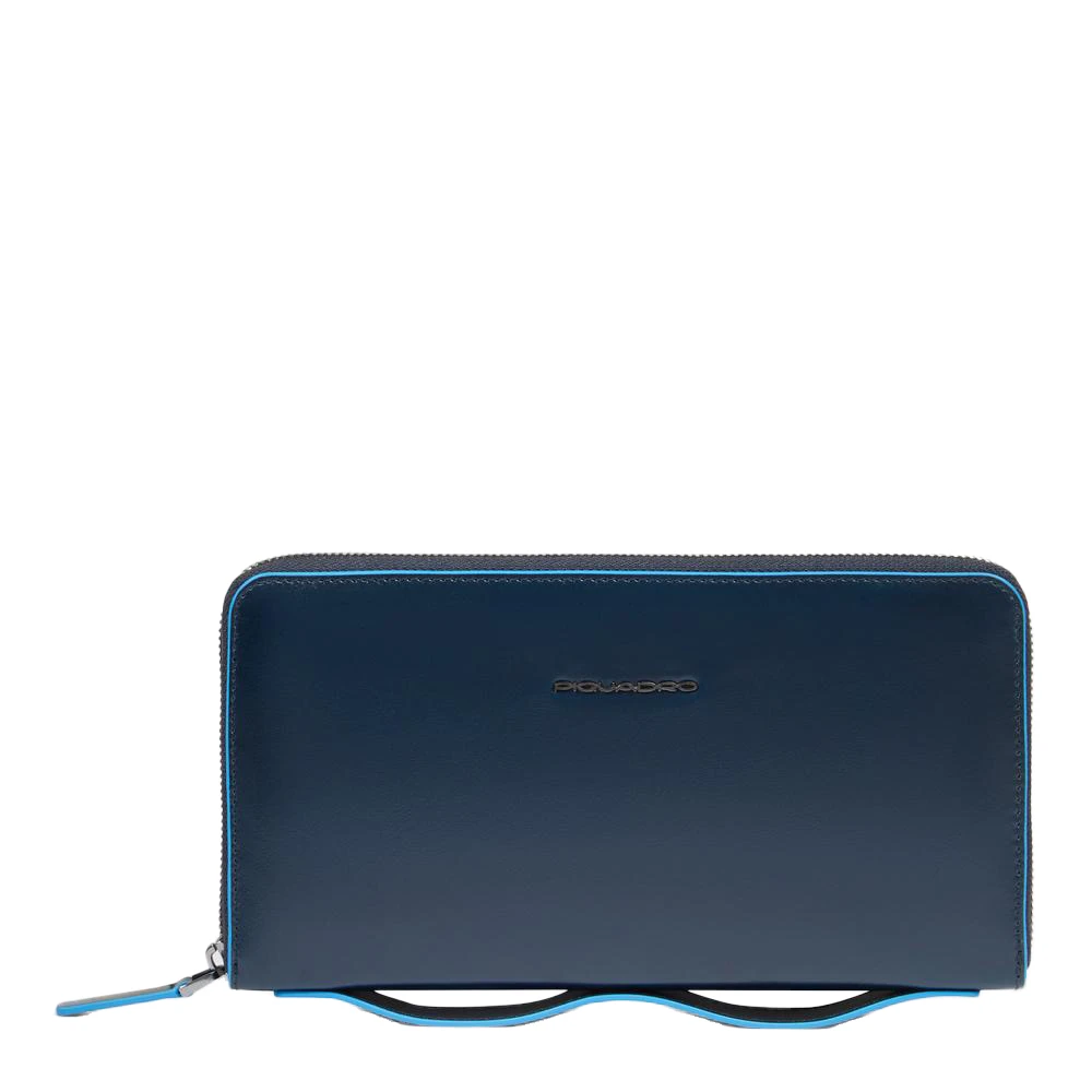 Piquadro Unisex Bleu Accessoires, Taille: One Size Pochette En Cuir Avec Bandoulière Amovible