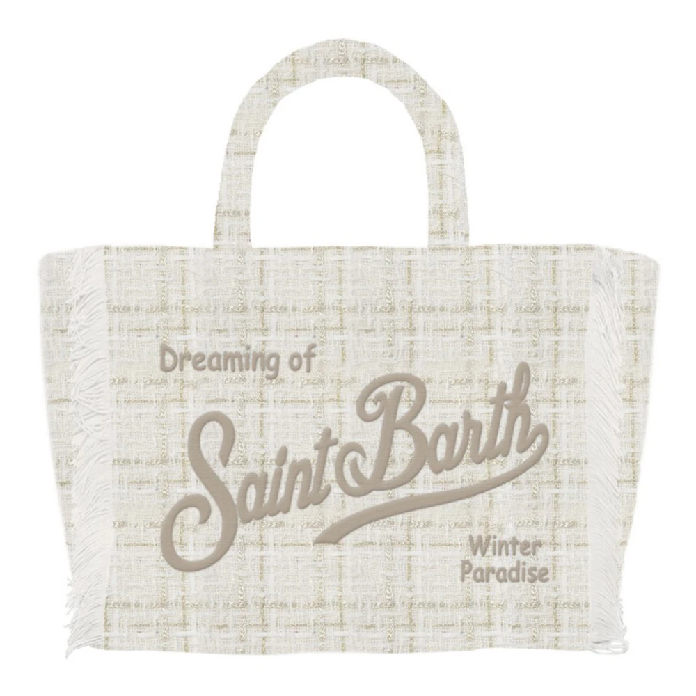 MC2 Saint Barth Tweed Vanity Mini Classic Tas Gray Dames