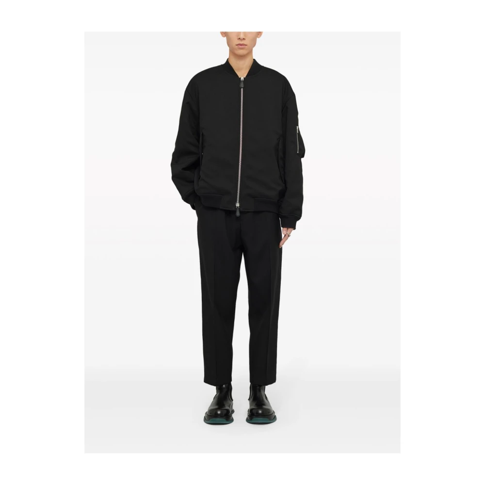 Jil Sander Coats Black Heren