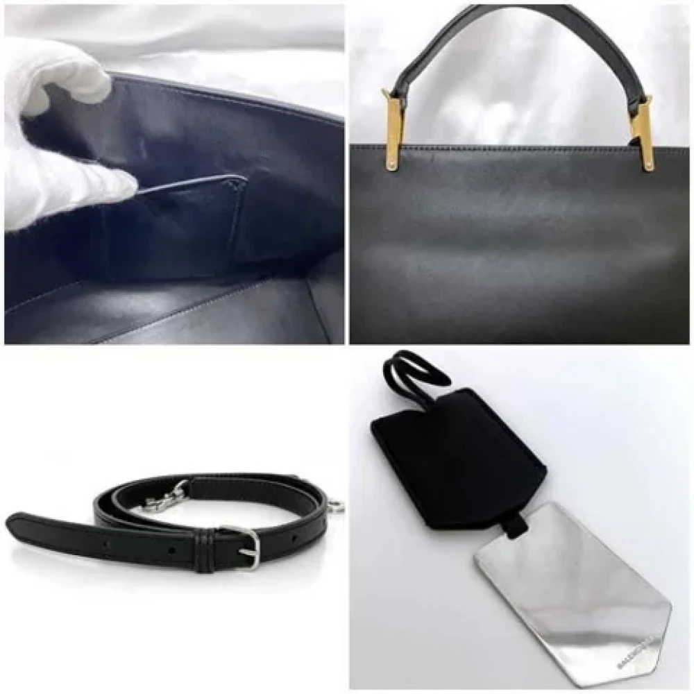 Balenciaga Vintage Pre-owned Leather balenciaga-bags Black Dames