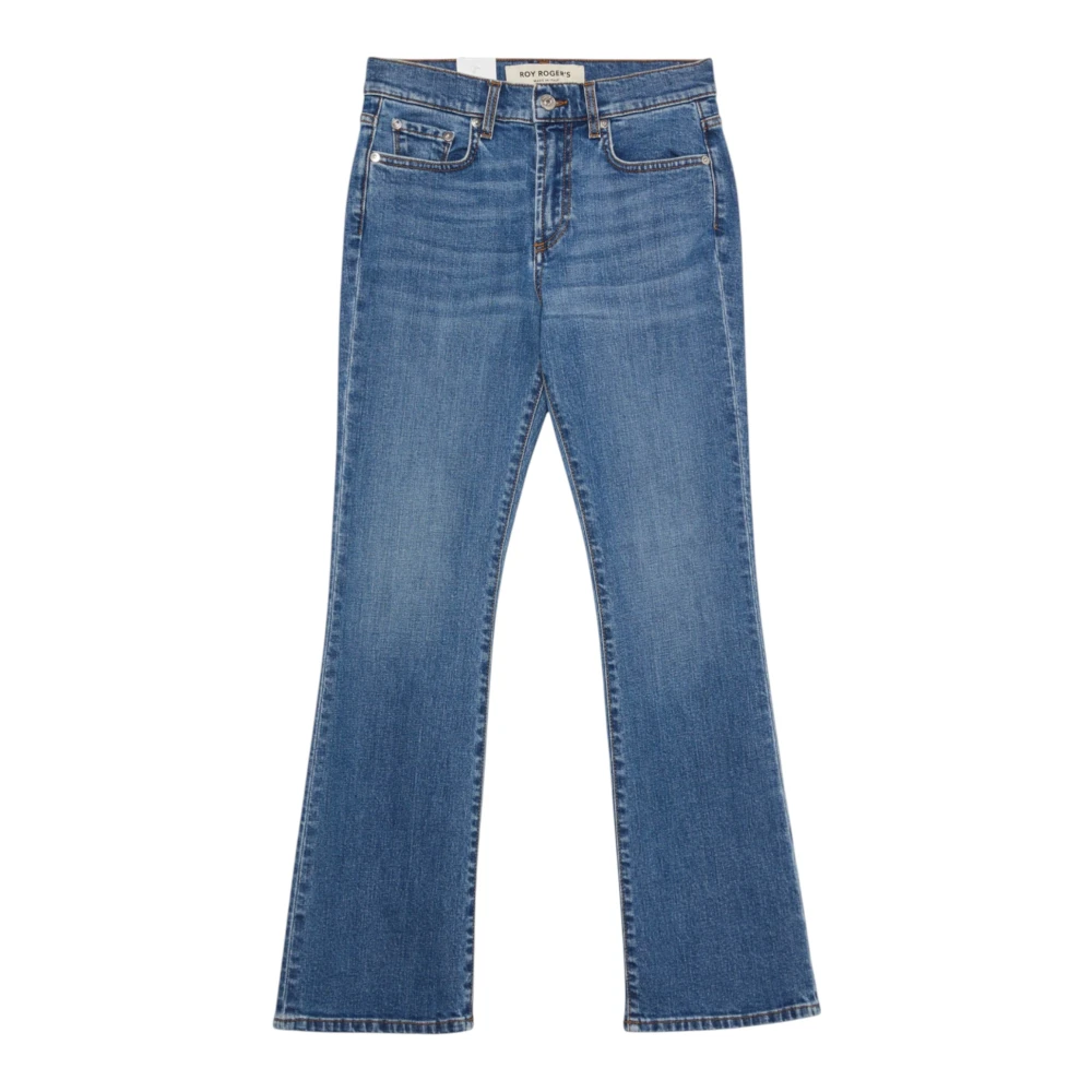 Roy Roger's Women's Blue Bootcut Jeans, W26, Denim Trousers For
