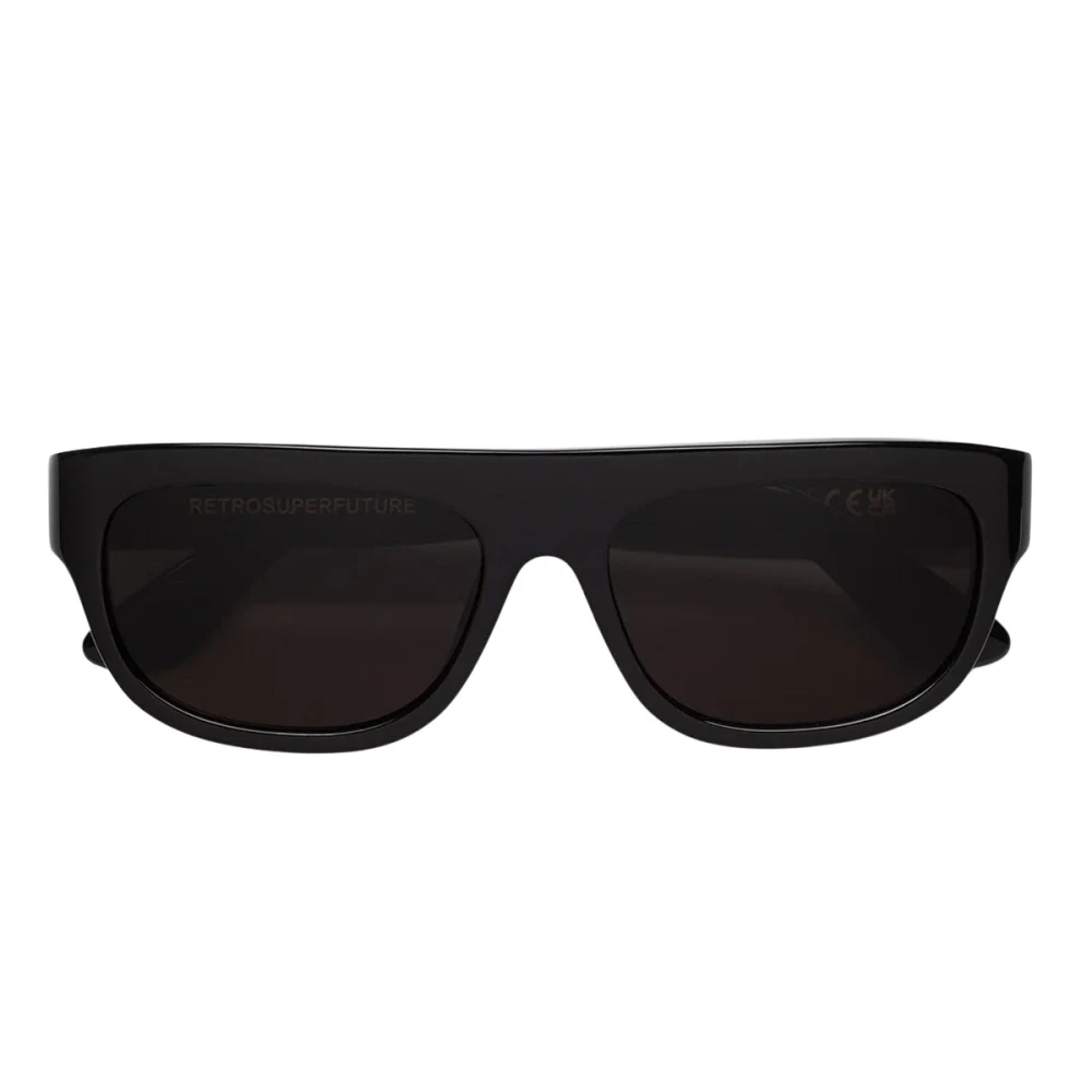 Retrosuperfuture Unisex Black Sunglasses, 57 Mm, Serioso Sunglasses