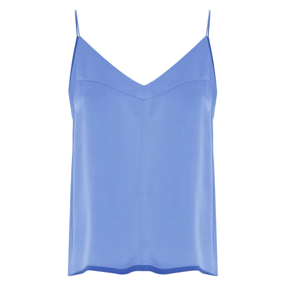 Kocca Chic V-hals Koraal Top Blue Dames
