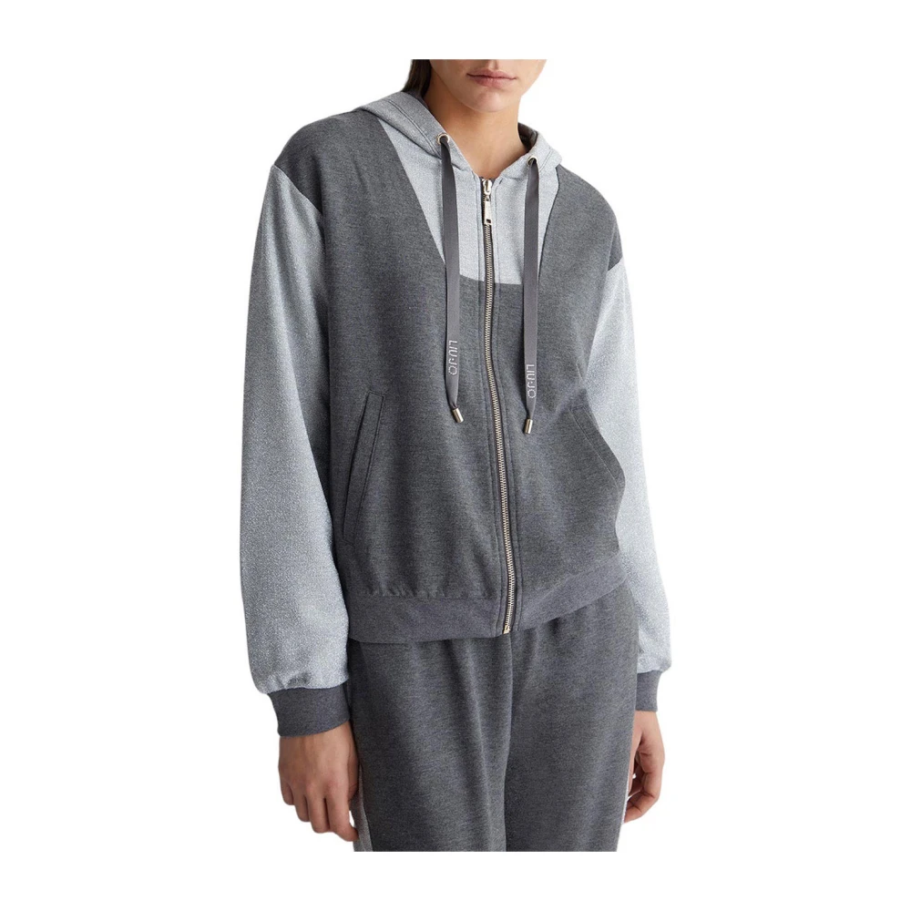 Liu Jo Grijze Zip Sweatshirt Set voor Dames Gray Dames