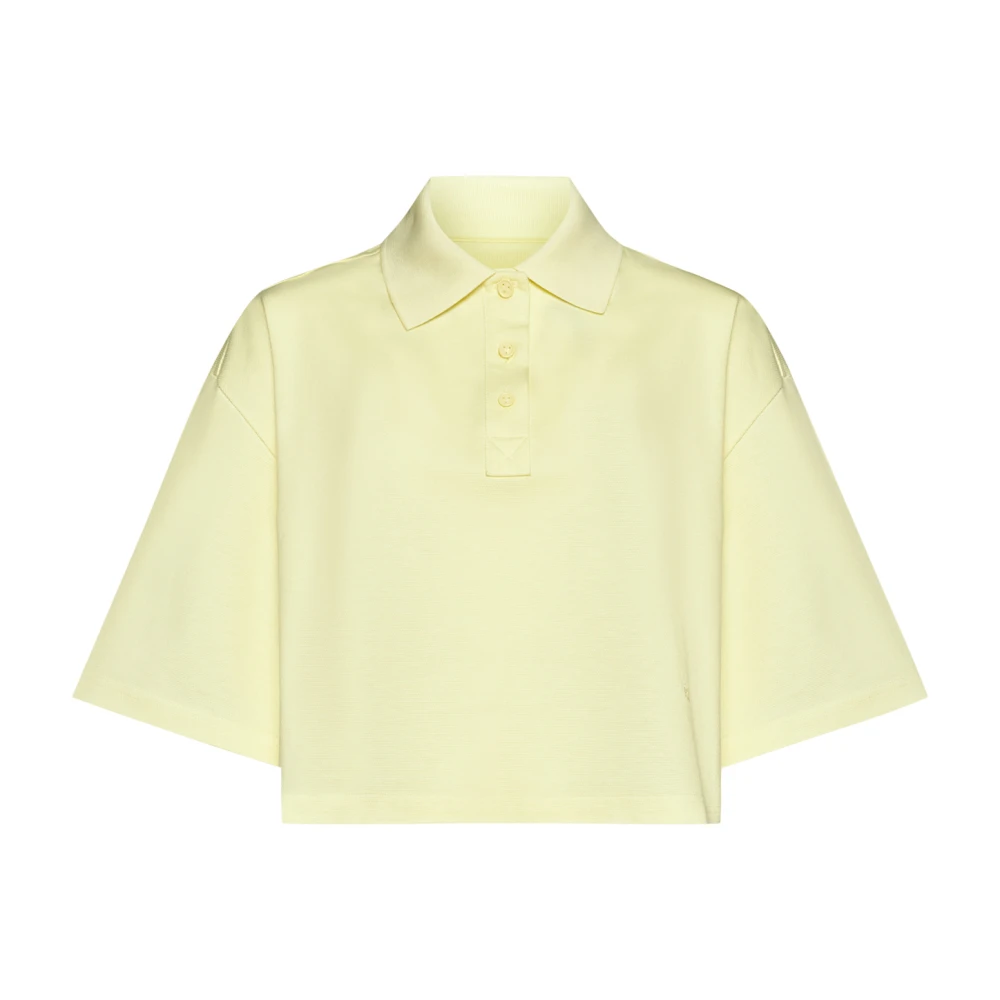 Bottega Veneta Cropped T-shirts en Polos Yellow Dames