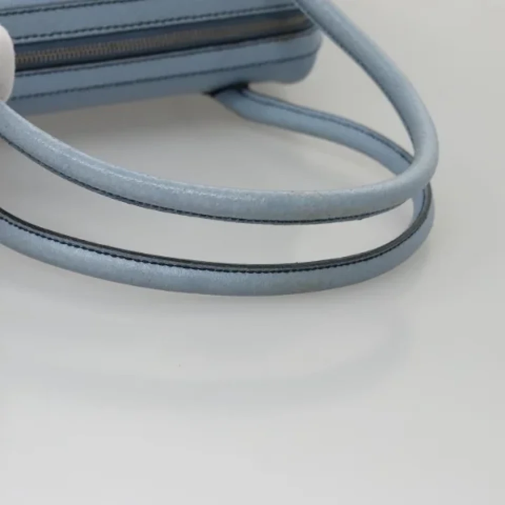 Salvatore Ferragamo Pre-owned Leather handbags Blue Dames