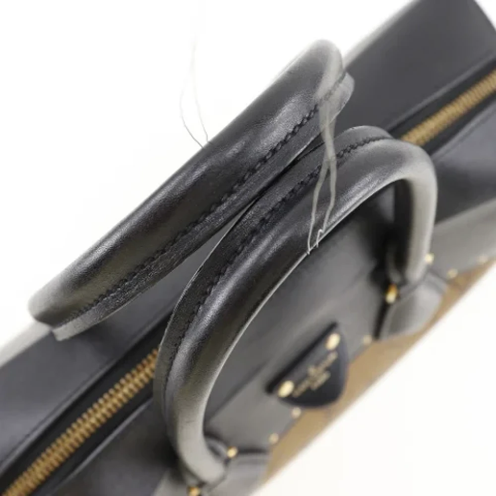 Louis Vuitton Vintage Pre-owned Canvas handbags Black Dames