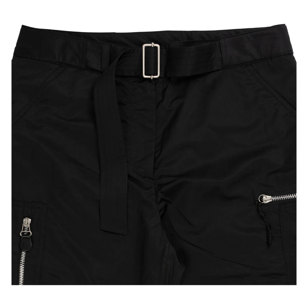 Our Legacy Zwarte hoogglans satijnen broek Black Dames