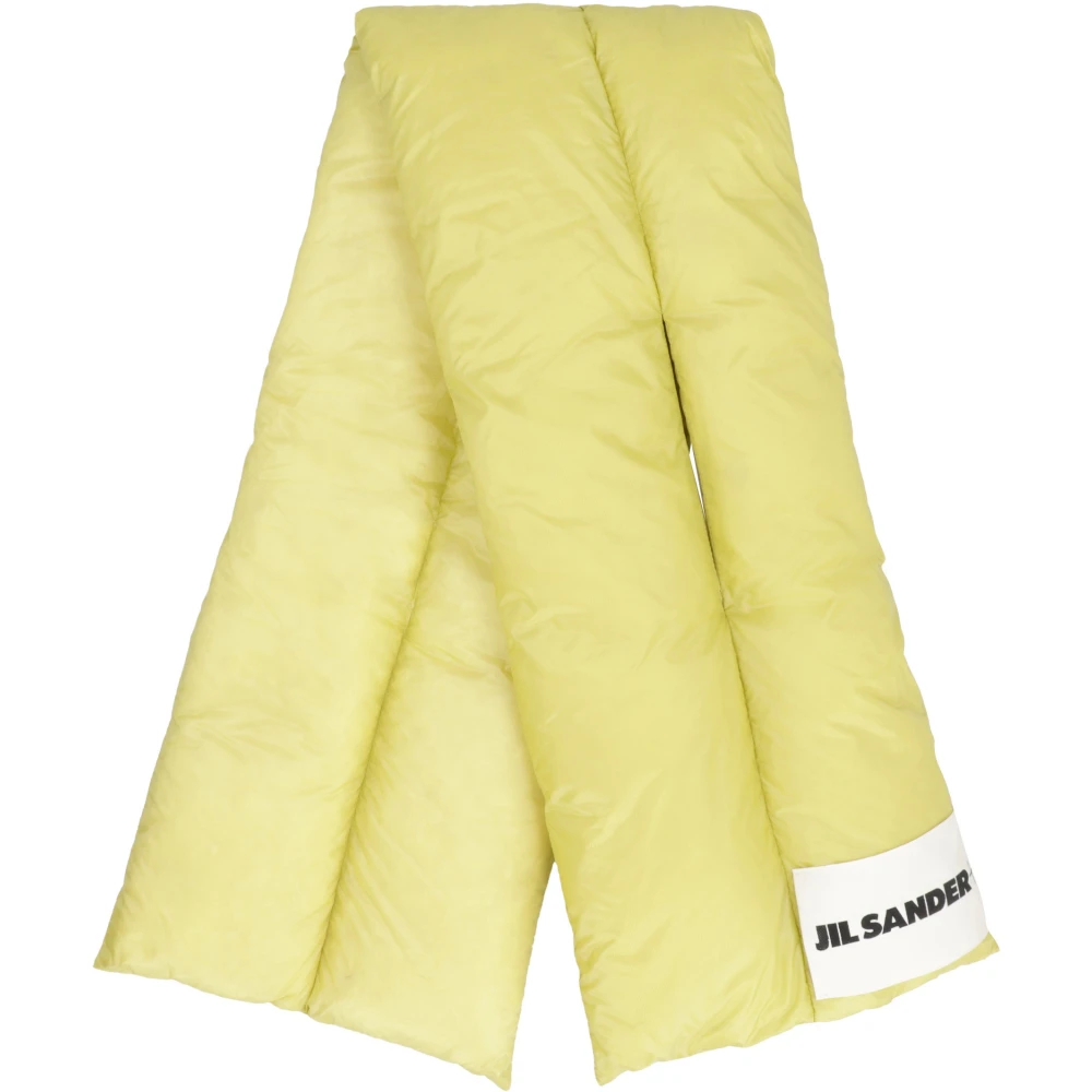 Jil Sander Gewatteerde Sjaal van Polyamide Green Dames