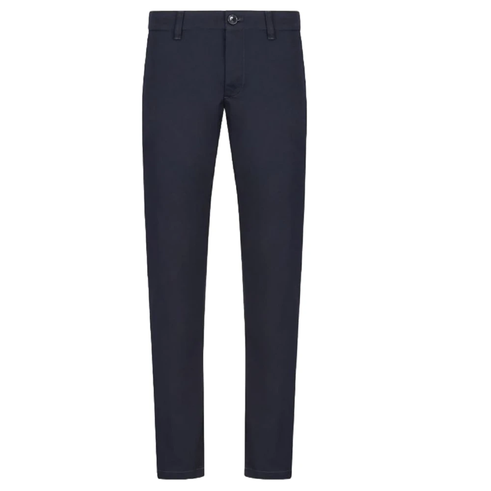 Armani Exchange Men's Blue Classic Ultra Stretch Twill Trousers - Slim-Fit Trousers - W33 - Trousers