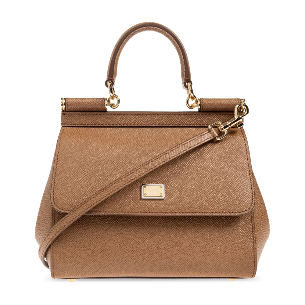 Dolce & Gabbana Handtas 'Sicily Medium' Brown Dames