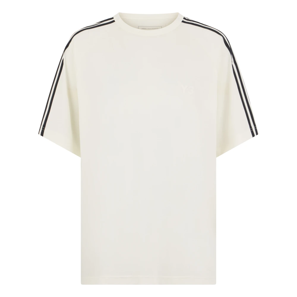 Y-3 Men's White Cotton T-Shirt - T-Shirts - M - Tops