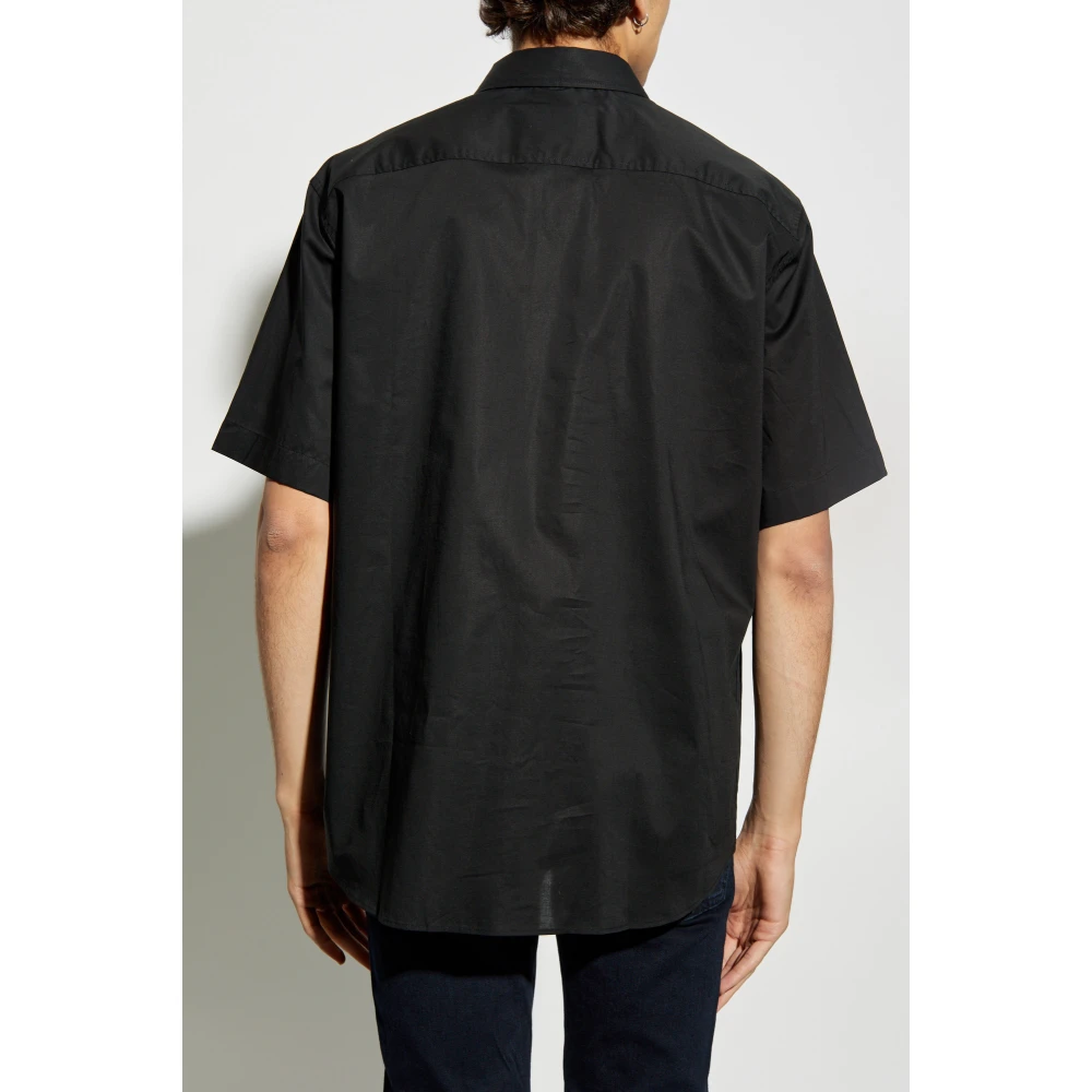Versace Jeans Couture Kortemouwenshirt Black Heren