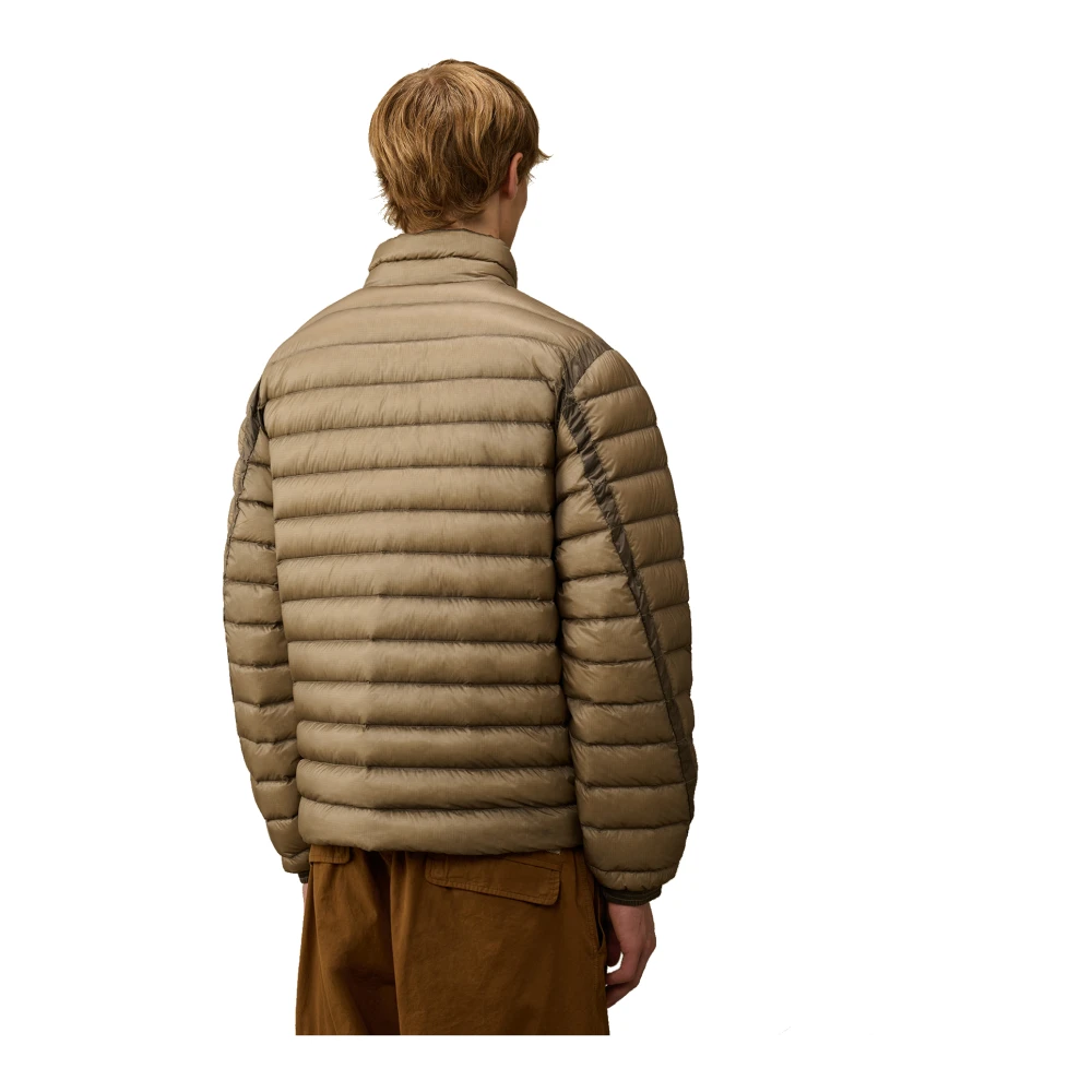 C.P. Company Lichtgewicht donsjack met directe doninjectie Brown Heren