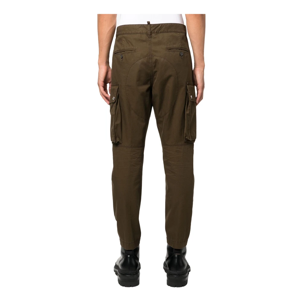 Dsquared2 Slim Fit Cargo Broek Brown Heren