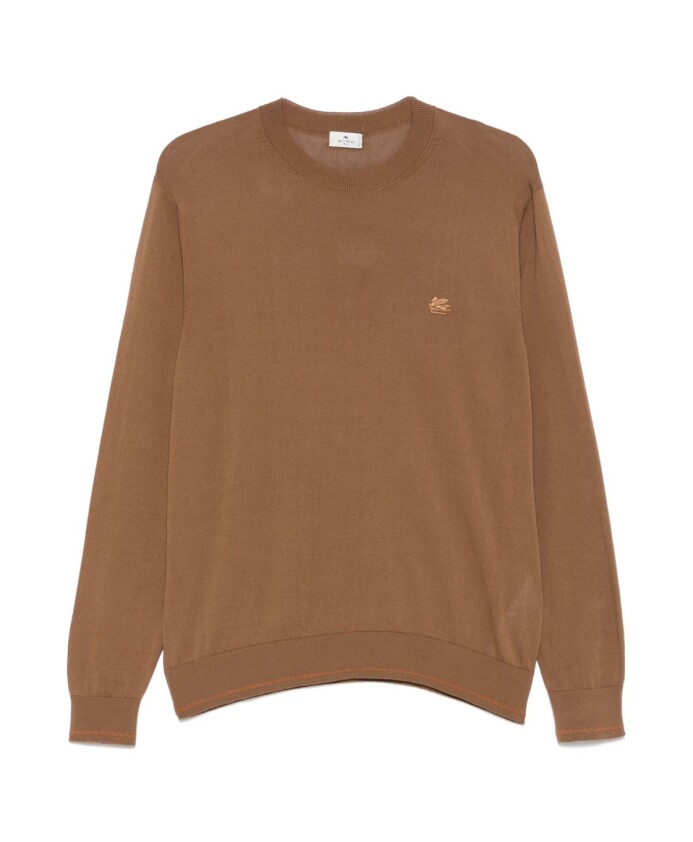 pull-en-coton-marron-design-elegant