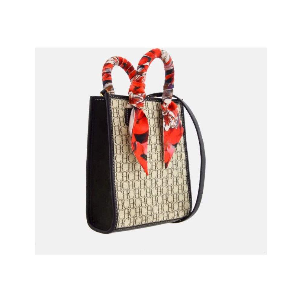 Carolina Herrera Stijlvolle Mini Shopping Tas Beige Dames