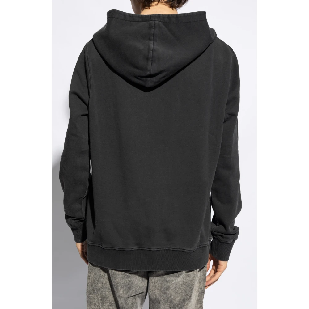 Balmain Sweatshirt met logo Black Heren