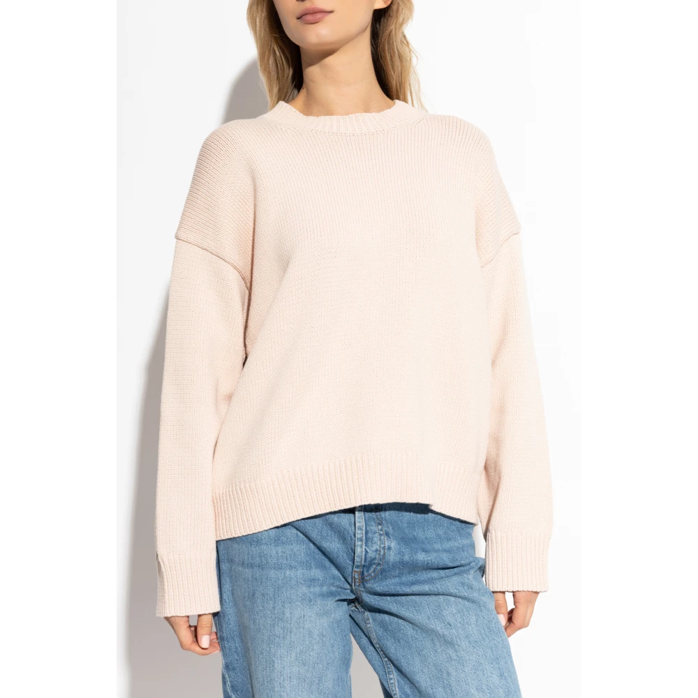 Theory Katoenen trui Pink Dames