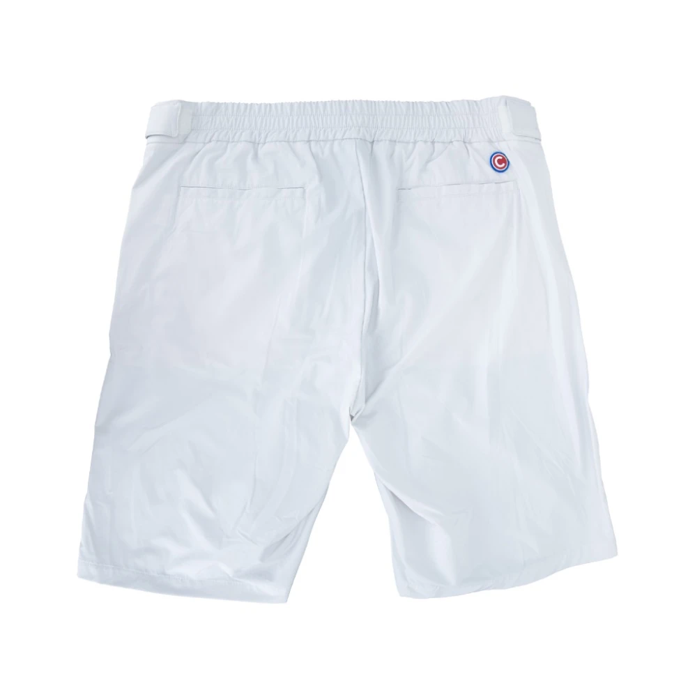 Colmar Heren shorts met drukknoop rits White Heren
