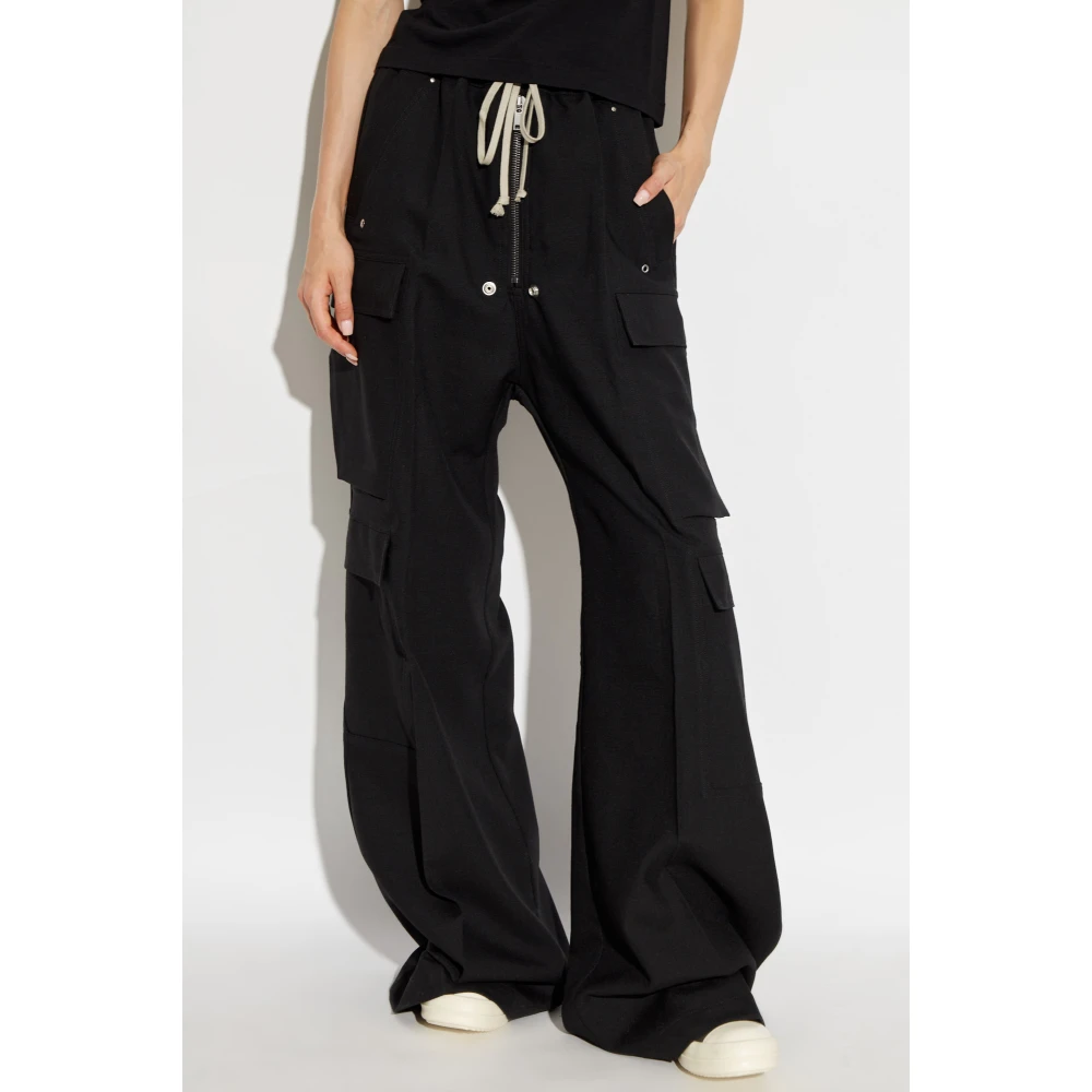 Rick Owens Cargobelas Broek Black Dames
