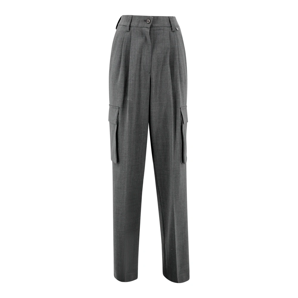 Herno Wijde Broek Gray Dames
