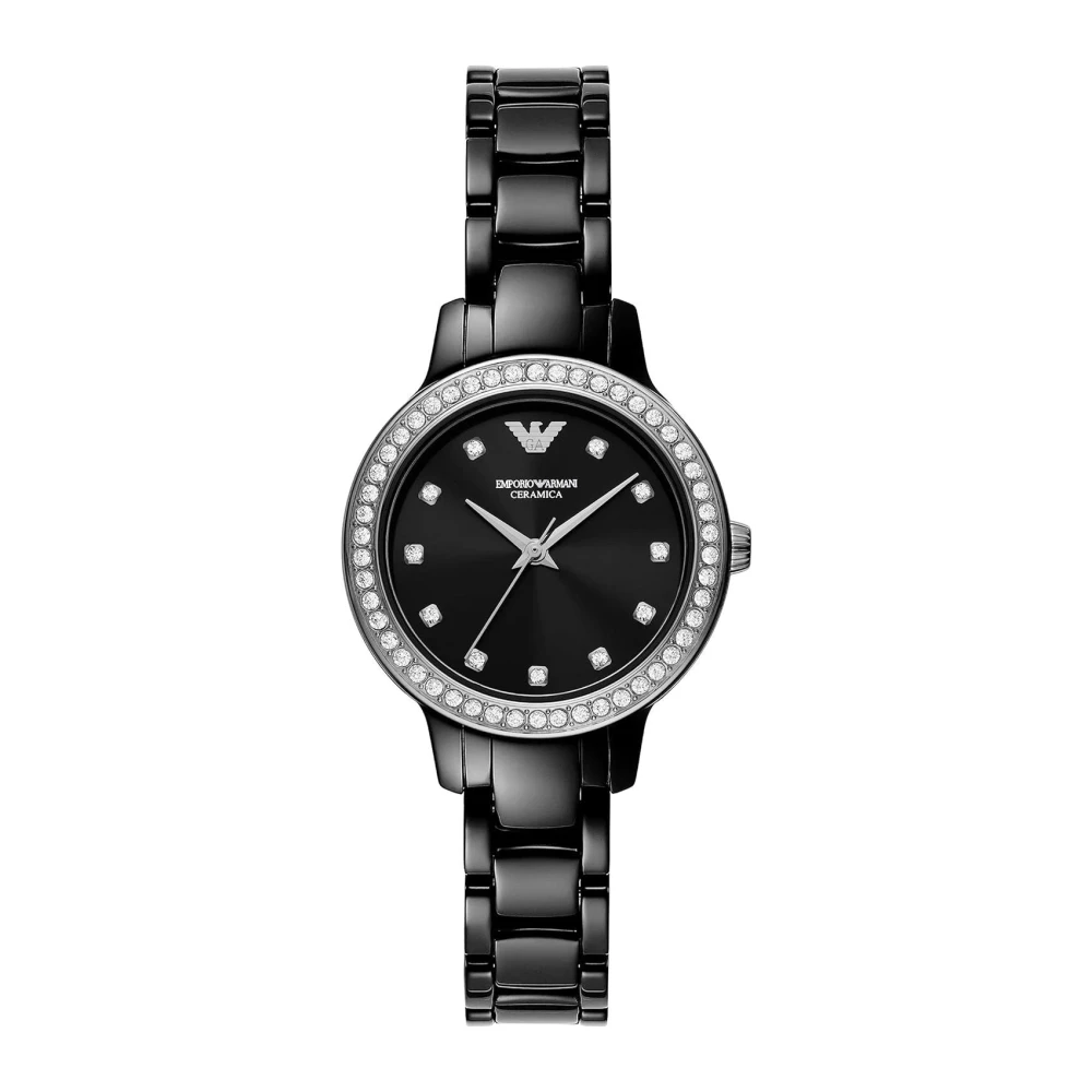 Emporio Armani Donna Nero - Orologio Cleo In Ceramica - Accessories - One Size