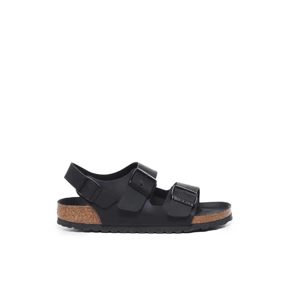 Birkenstock Men's Black Sandals - Flat Sandals - 7 Uk - Shoes
